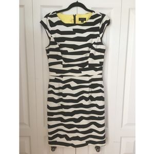 TAHARI ASL black and white dress